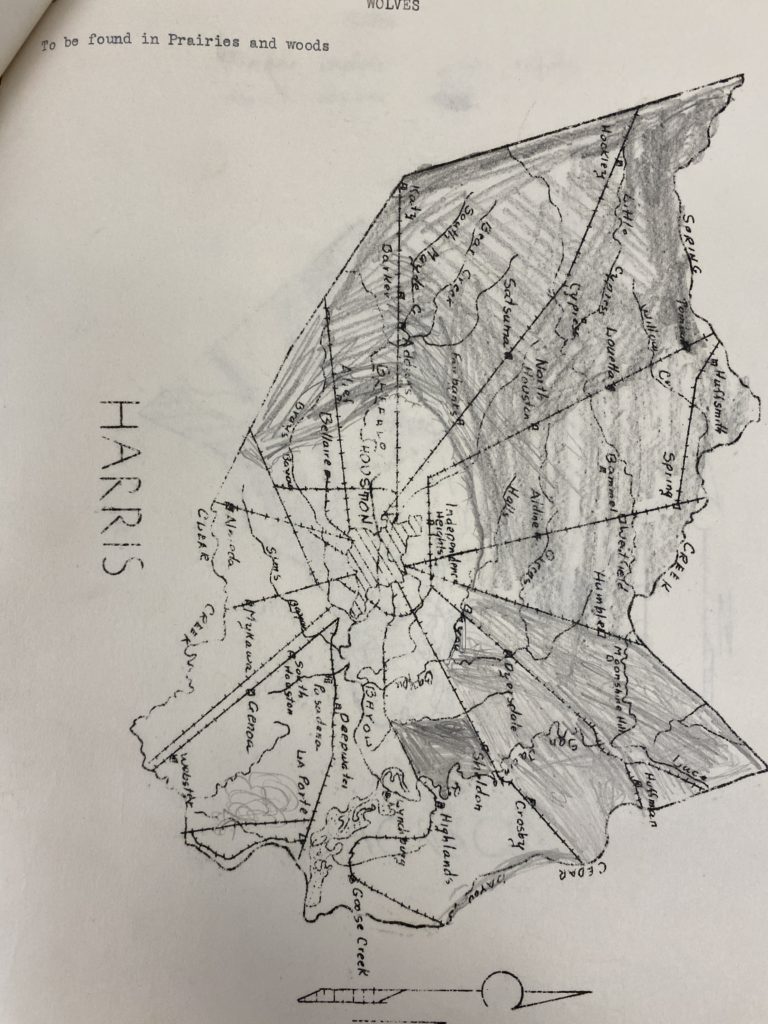 Harris county wolf map