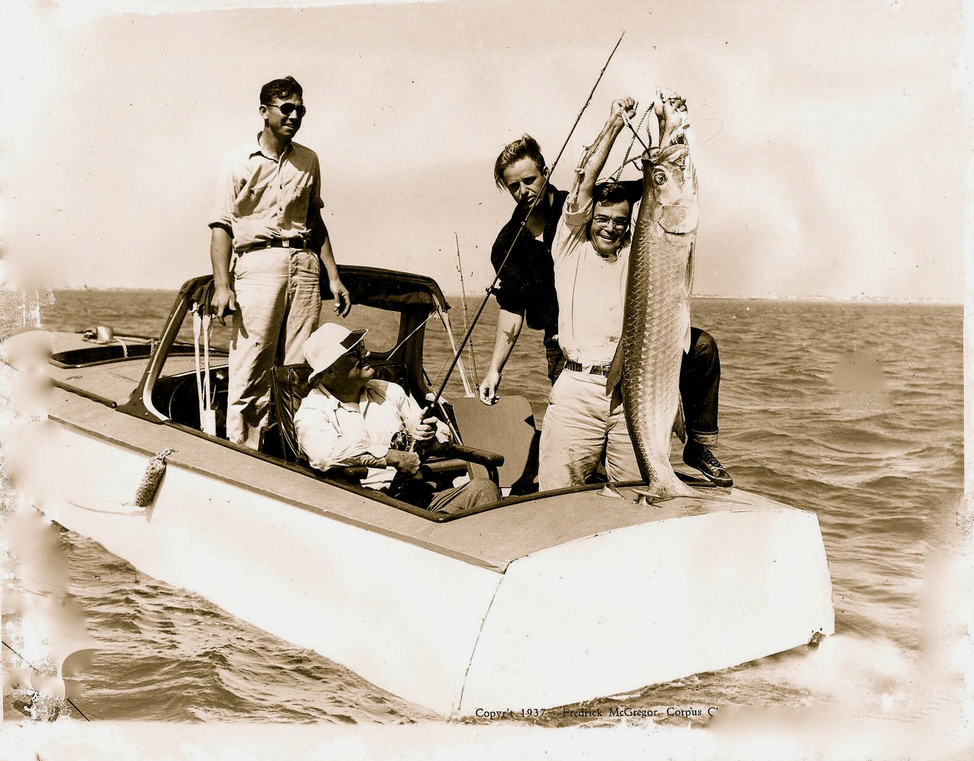 Rppc Tapaz Mexico Swordfish Fishing Boat Fishing Vintage Real Photo  Postcard